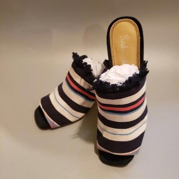 NWOB Splendid colorful mules espadrilles 8.5 (bin 3) - Picture 5 of 8